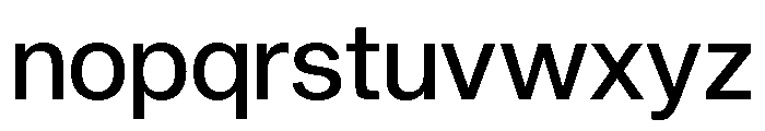 Sequel Sans Book Font LOWERCASE