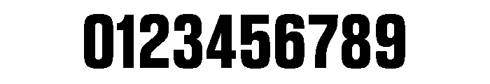 Sequel Sans Compressed Extra Bold Font OTHER CHARS