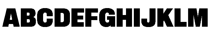 Sequel Sans Condensed Extra Black Font UPPERCASE