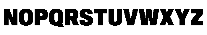 Sequel Sans Condensed Extra Black Font UPPERCASE