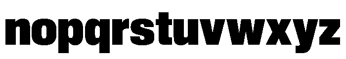 Sequel Sans Condensed Extra Black Font LOWERCASE