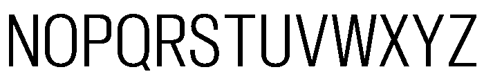 Sequel Sans Condensed Light Font UPPERCASE