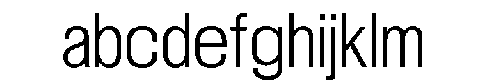 Sequel Sans Condensed Light FONT