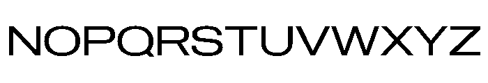 Sequel Sans Extended Regular Font UPPERCASE