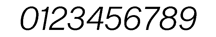 Sequel Sans Light Italic Font OTHER CHARS