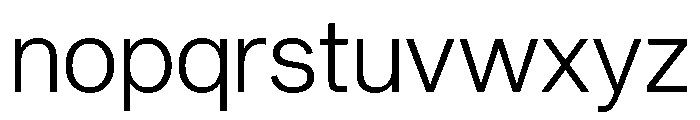 Sequel Sans Light Font LOWERCASE