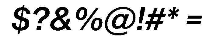Sequel Sans Medium Italic Font OTHER CHARS