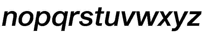 Sequel Sans Medium Italic Font LOWERCASE