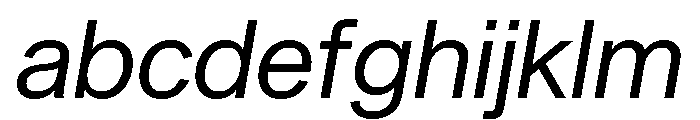Sequel Sans Regular Italic FONT