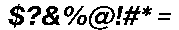 Sequel Sans Semi Bold Italic Font OTHER CHARS