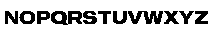 Sequel Sans Wide Extra Bold Font UPPERCASE
