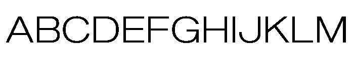 Sequel Sans Wide Light Font UPPERCASE