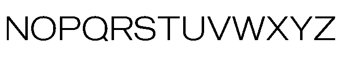 Sequel Sans Wide Light Font UPPERCASE