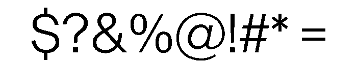 Sequel Sans Font OTHER CHARS