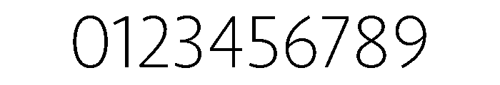 Seravek Extra Light Font OTHER CHARS