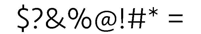 Seravek Light Font OTHER CHARS