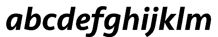 Seravek Medium Italic FONT