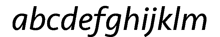 Seravek Regular Italic FONT
