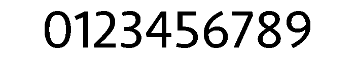 Seravek Regular Font OTHER CHARS