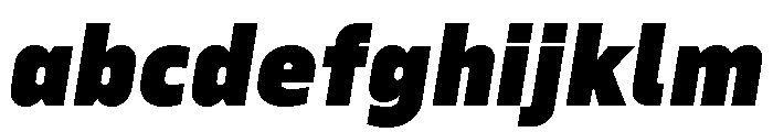Serca Black Italic FONT