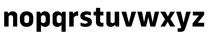 Serca Bold Font LOWERCASE