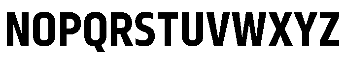 Serca Condensed Bold Font UPPERCASE