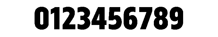 Serca Condensed Extra Bold Font OTHER CHARS