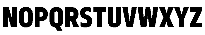 Serca Condensed Extra Bold Font UPPERCASE