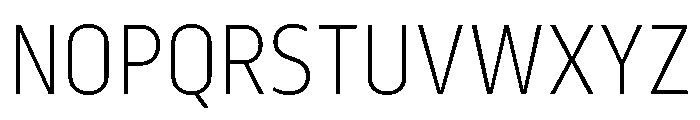Serca Condensed Extra Light Font UPPERCASE