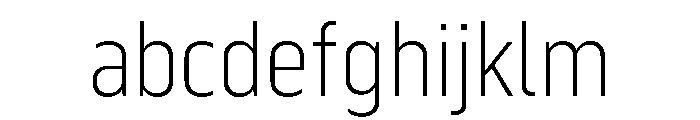 Serca Condensed Extra Light FONT