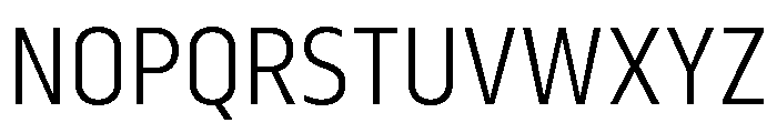 Serca Condensed Light Font UPPERCASE