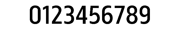 Serca Condensed Medium Font OTHER CHARS