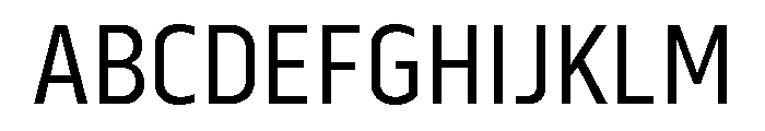 Serca Condensed Regular Font UPPERCASE