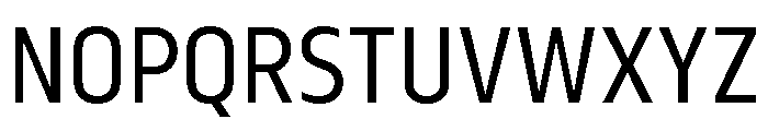 Serca Condensed Regular Font UPPERCASE
