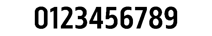 Serca Condensed Semi Bold Font OTHER CHARS