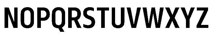 Serca Condensed Semi Bold Font UPPERCASE