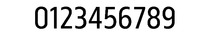 Serca Condensed Text Font OTHER CHARS