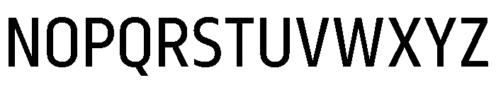 Serca Condensed Text Font UPPERCASE