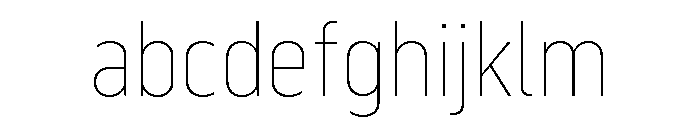 Serca Condensed Thin FONT
