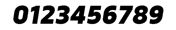 Serca Extra Bold Italic Font OTHER CHARS