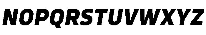 Serca Extra Bold Italic Font UPPERCASE