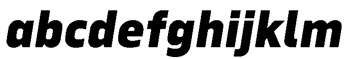 Serca Extra Bold Italic FONT