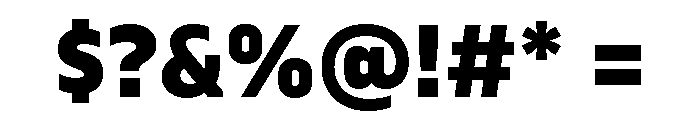 Serca Extra Bold Font OTHER CHARS