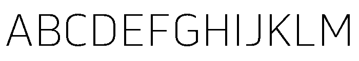 Serca Extra Light Font UPPERCASE
