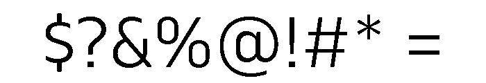 Serca Light Font OTHER CHARS