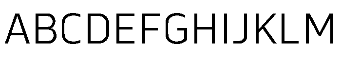 Serca Light Font UPPERCASE