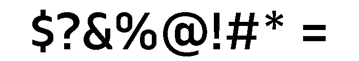 Serca Medium Font OTHER CHARS