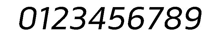 Serca Regular Italic Font OTHER CHARS