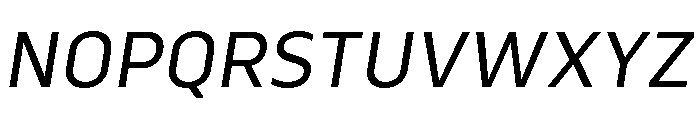 Serca Regular Italic Font UPPERCASE