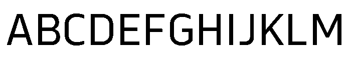 Serca Regular Font UPPERCASE